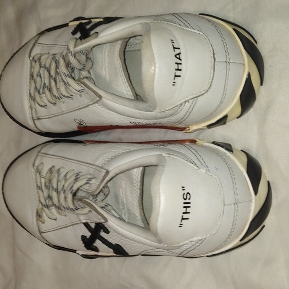 OFF-WHITE VULCANIZED SOUL SNEAKERS WOMEN'S SIZE 5 AND 1/2 EURO SIZE 36 - Picture 3 of 12